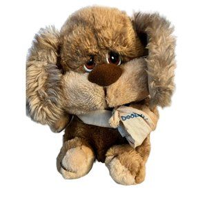 Vintage Applause Boo Boo Puppy Dog Plush 1983 Broken Arm Cast Stuffed Animal